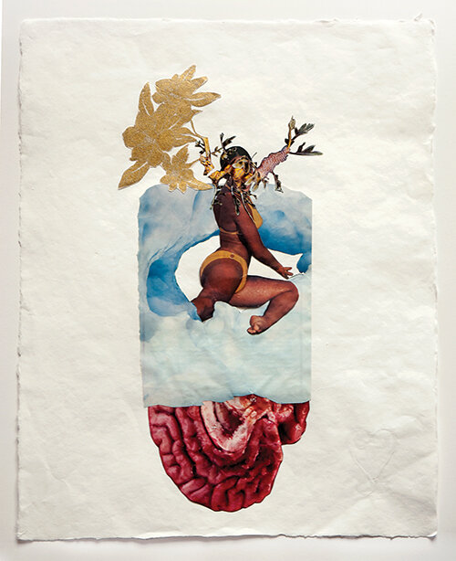 Image: We Wear The Mask I, Krista Franklin, 2014